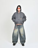 【10日以内お届け】バルーンダメージデニム L2177