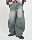 【10日以内お届け】バルーンダメージデニム L2177