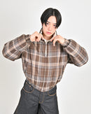 【10日以内お届け】リバーシブルチェックアウター L2142