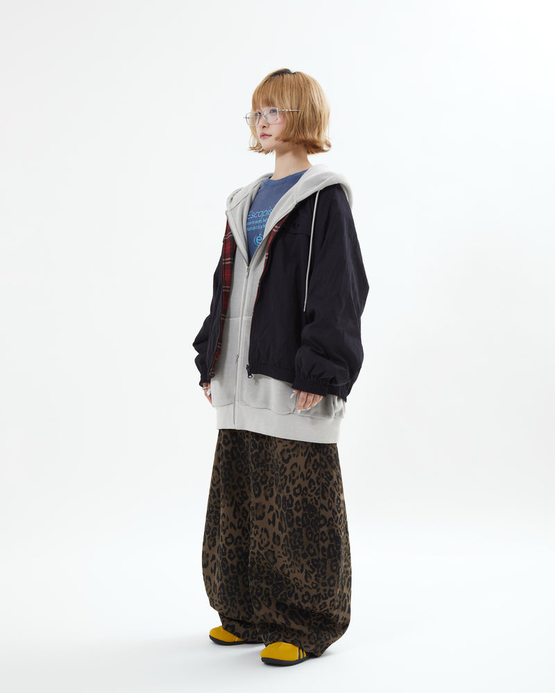 【予約販売】レオパードバルーンスウェット L2204