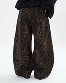 【10日以内お届け】レオパードバルーンスウェット L2204