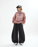 【10日以内お届け】レオパードバルーンスウェット L2204