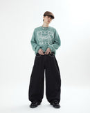 【10日以内お届け】 クルーネックメランジニット L2144