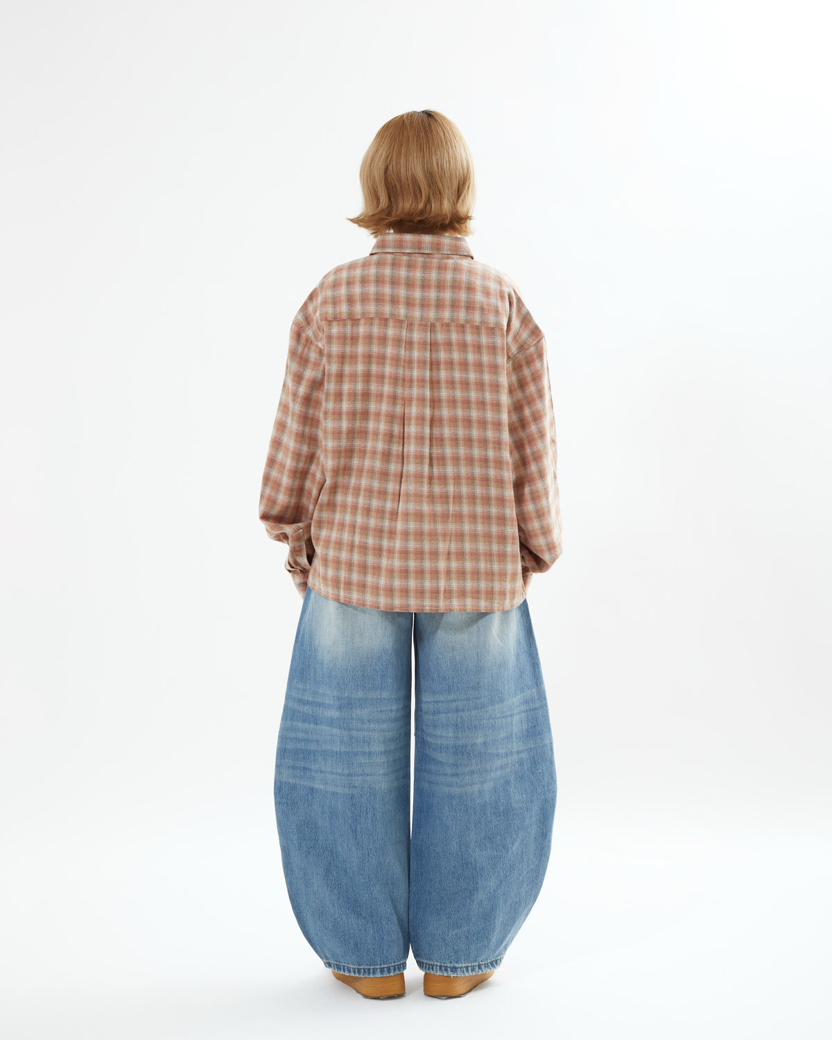 10日以内お届け】ウォッシュドステッチバルーンデニム L2090