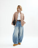 【10日以内お届け】ウォッシュドステッチバルーンデニム L2090