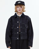 【10日以内お届け】コーデュロイカラーリジットデニムジャケット L2155