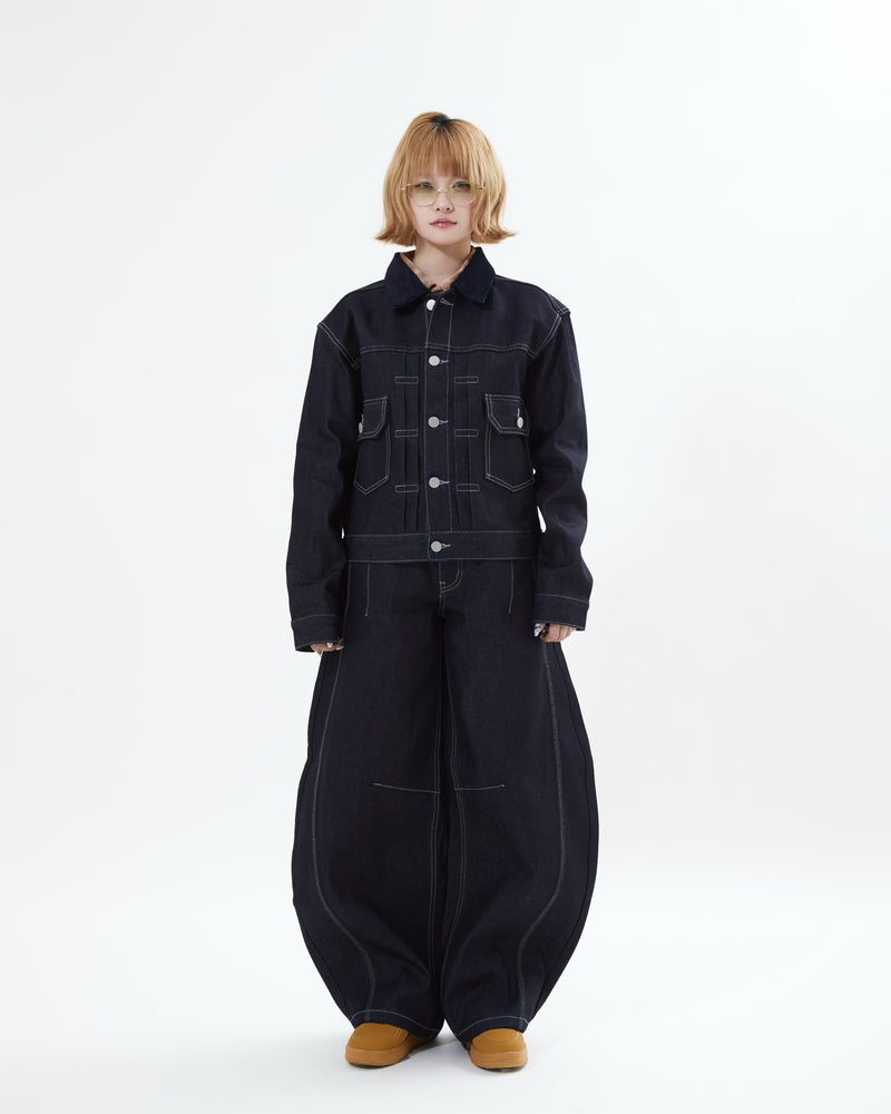 【10日以内お届け】リジットバルーンデニム L2156