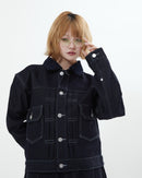 【10日以内お届け】コーデュロイカラーリジットデニムジャケット L2155