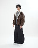 【10日以内お届け】リバーシブルPUレザージャケット L2084