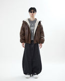 【10日以内お届け】リバーシブルPUレザージャケット L2084