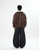 【10日以内お届け】リバーシブルPUレザージャケット L2084