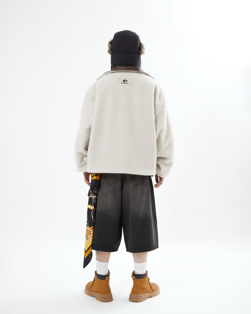 【10日以内お届け】リバーシブルPUレザージャケット L2084