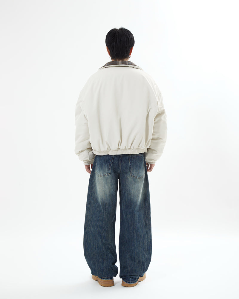 【10日以内お届け】リバーシブルチェックアウター L2142