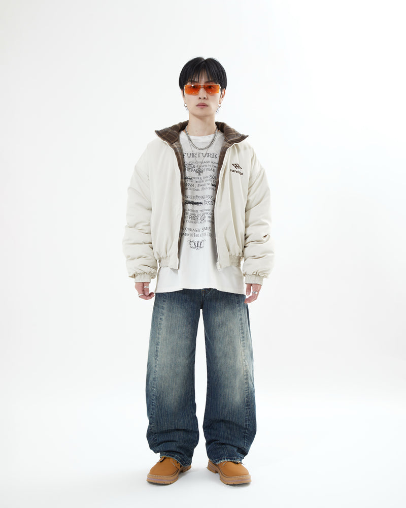 【10日以内お届け】リバーシブルチェックアウター L2142