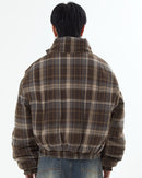 【10日以内お届け】リバーシブルチェックアウター L2142