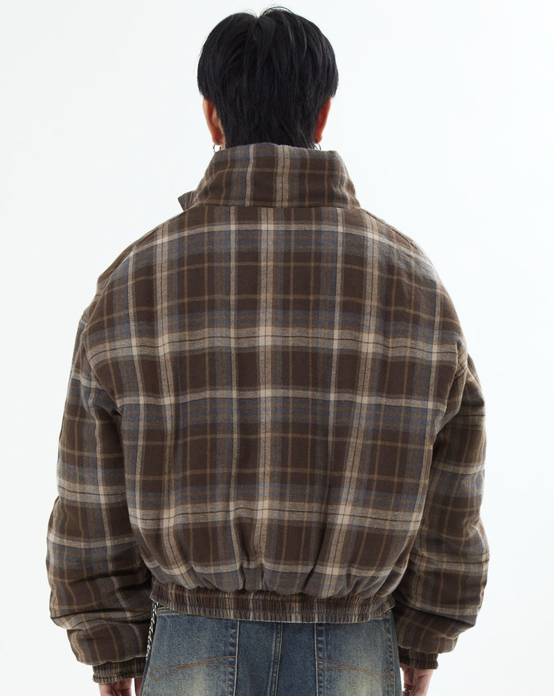 【10日以内お届け】リバーシブルチェックアウター L2142