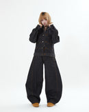 【10日以内お届け】リジットバルーンデニム L2156