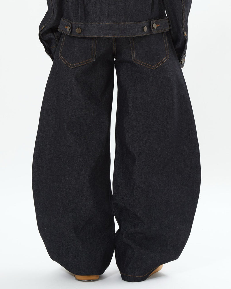 【10日以内お届け】リジットバルーンデニム L2156