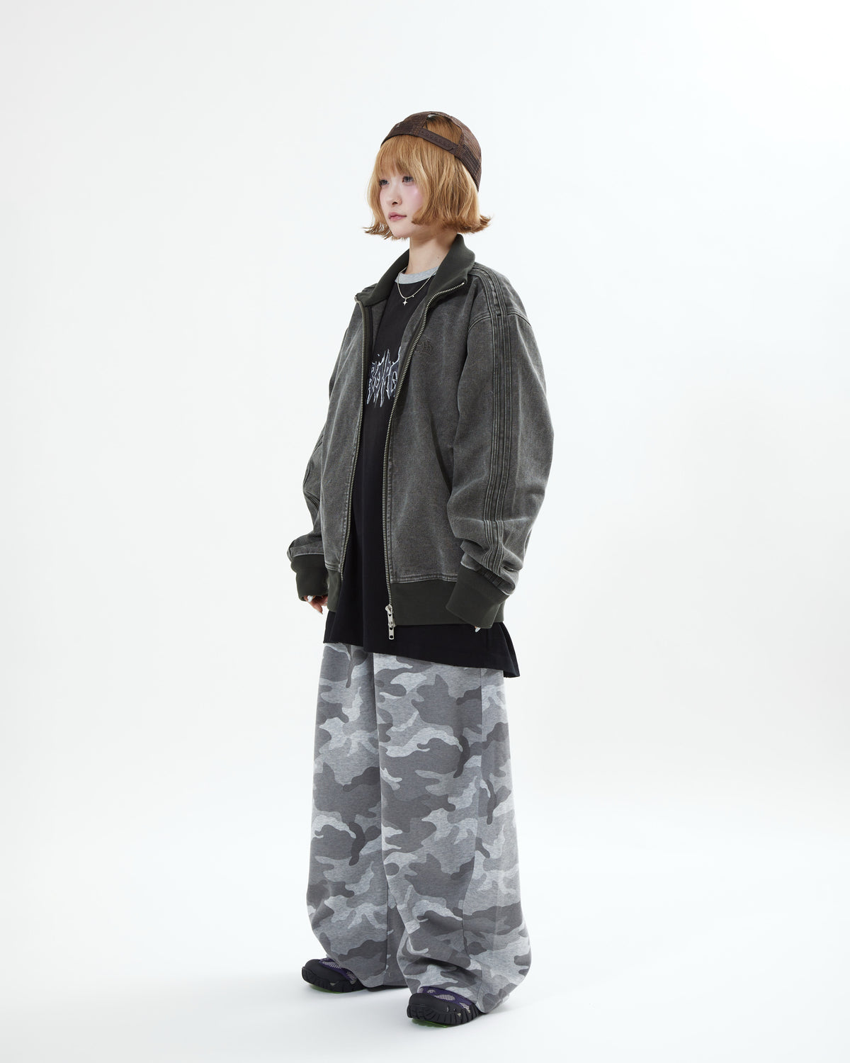 10日以内お届け】カモフラバルーンスウェット L2203