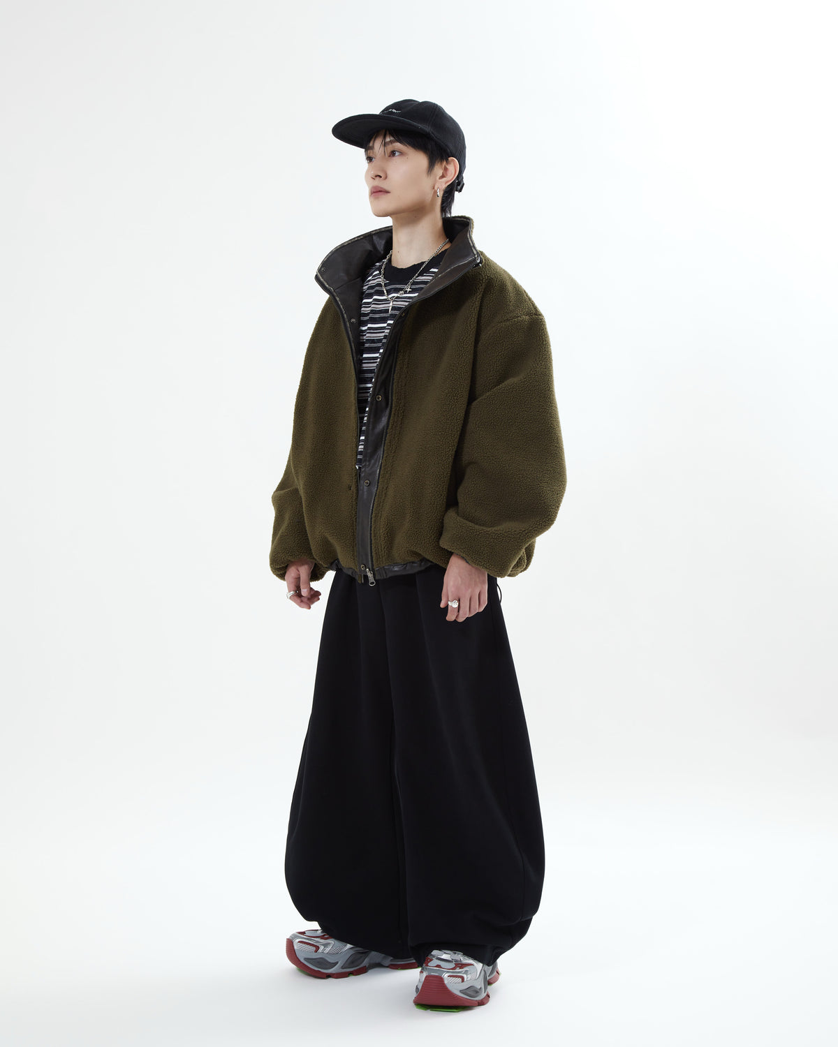 10日以内お届け】リバーシブルPUレザージャケット L2084