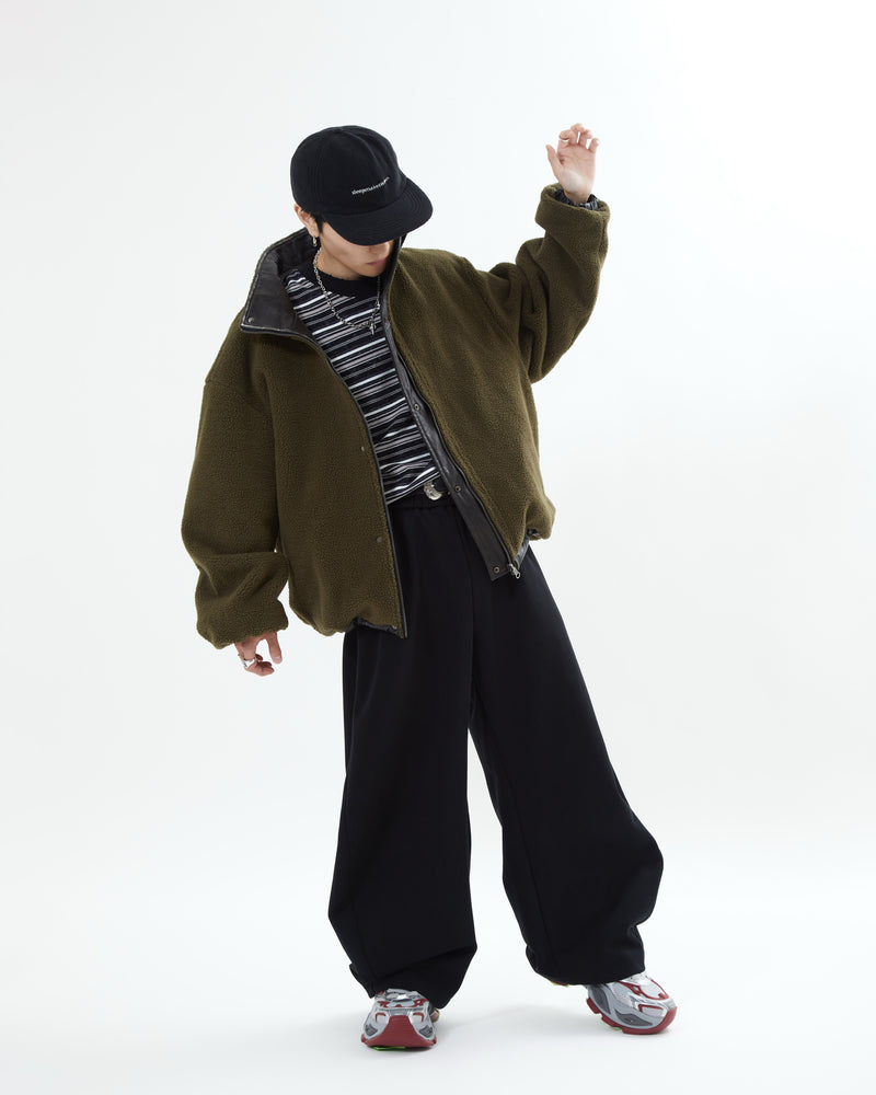 【予約販売】リバーシブルPUレザージャケット L2084