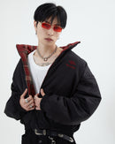 【10日以内お届け】リバーシブルチェックアウター L2142