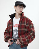 【10日以内お届け】リバーシブルチェックアウター L2142