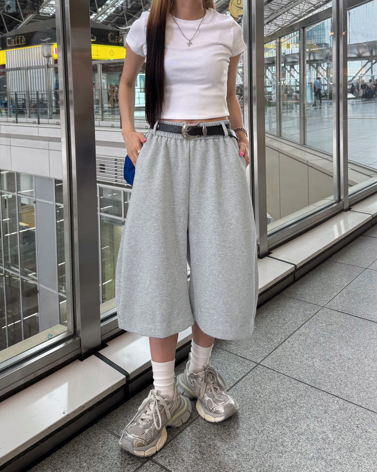 10日以内お届け】バルーンスウェットハーフパンツ L2133