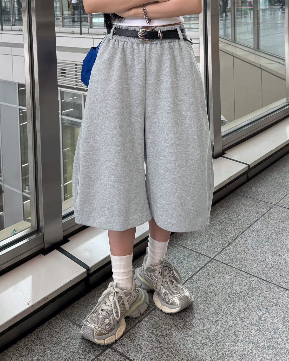 7日以内お届け】バルーンスウェットハーフパンツ L2133 7日以内お届け】バルーンスウェットハーフパンツ L2133