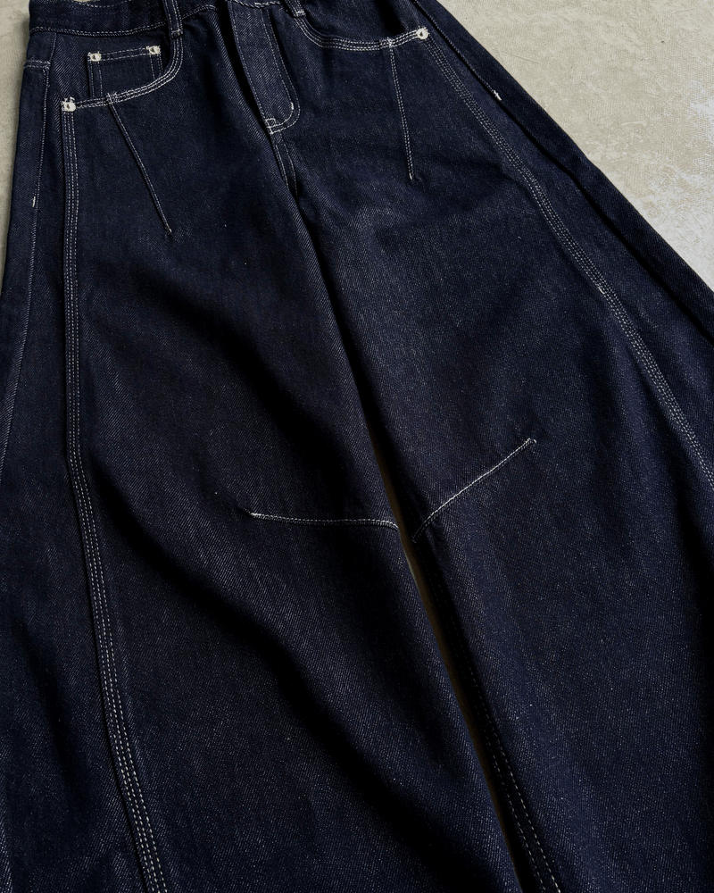 10日以内お届け】ステッチバルーンインディゴデニム L2083 10日以内お届け】ステッチバルーンインディゴデニム L2083