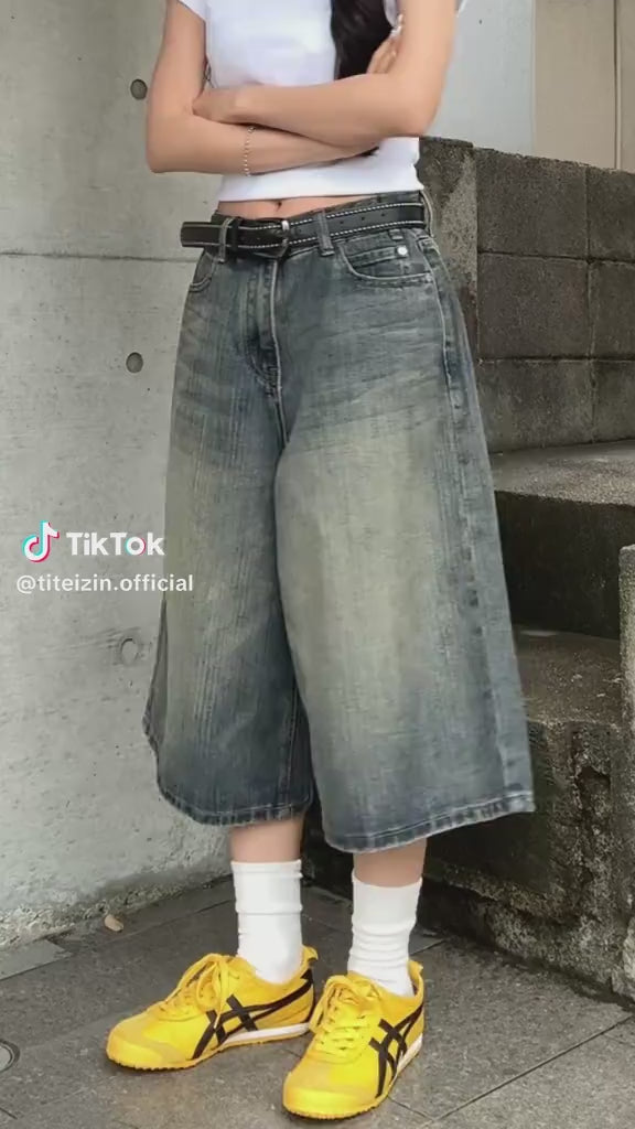 7日以内お届け】バンブーデニムショーツ L2120