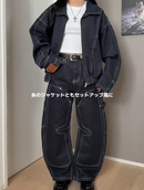 【7日以内お届け】ダブルニーバルーンデニム L2197