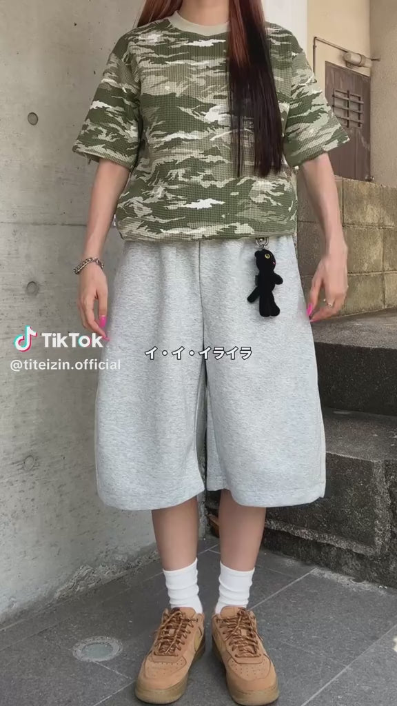7日以内お届け】バルーンスウェットハーフパンツ L2133